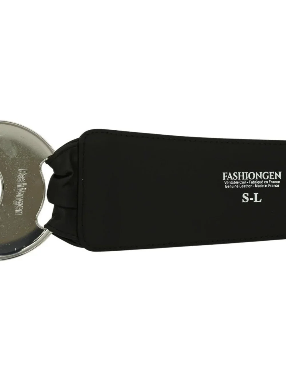 Stylish Women's Wide Genuine Leather Belt with Round Cross Buckle - Perfect